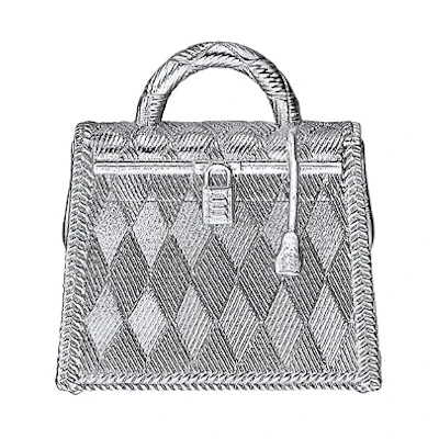 (Women) HERMES Curiosite Kelly Palladium Pendant Necklace Silver for Women. H071663FP-00