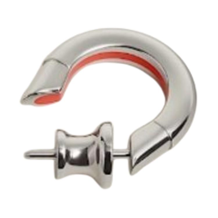 Shop (W) HERMES 弧形設計 鈀金耳環 多色 107894997