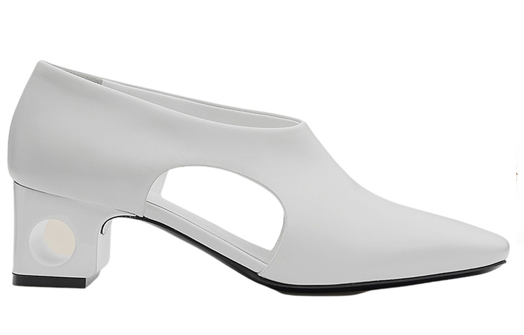 Order (Women) HERMES Cut-Out Calfskin Shoes 'White' H221025Z-90