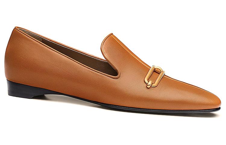 (W) HERMES Dalhia Loafer 'Brown Goat Leather' 圖 2