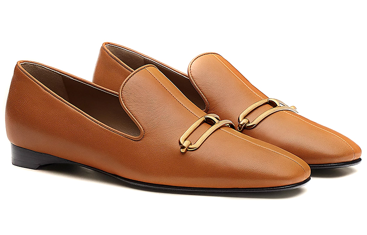 (W) HERMES Dalhia Loafer 'Brown Goat Leather' 圖 3