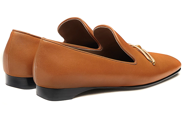 (W) HERMES Dalhia Loafer 'Brown Goat Leather' 圖 4