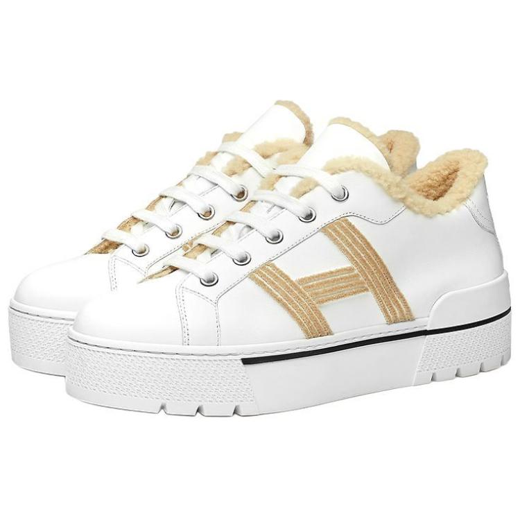 Lookbook (Women) HERMES Dare 'White Calfskin and Wool' H212208Z-90