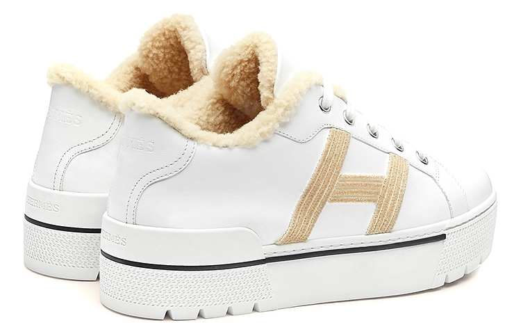 Purchase (Women) HERMES Dare 'White Calfskin and Wool' H212208Z-90