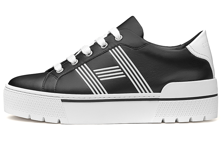 (Women) HERMES Dare Sneaker 'Black Calfskin' H212206Z-02