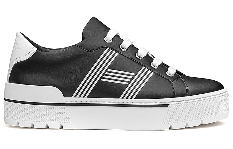 Order (W) HERMES Dare Sneaker ''Cuir Noir'' H212206Z-02