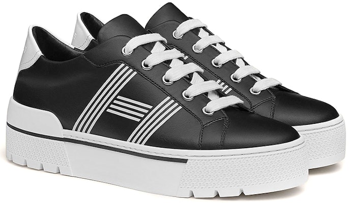 (W) HERMES Dare Sneaker ''Cuir Noir'' H212206Z-02 Lookbook (W) HERMES Dare Sneaker ''Cuir Noir'' H212206Z-02