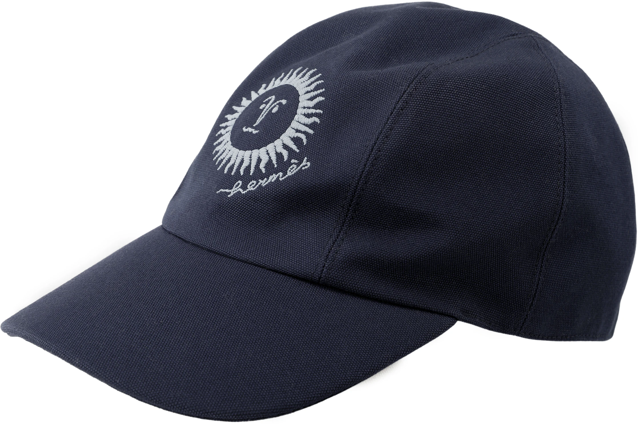 women-hermes-davis-sunshine-smiley-face-print-cotton-baseball-cap-navy-blue-women-h231000-n-01