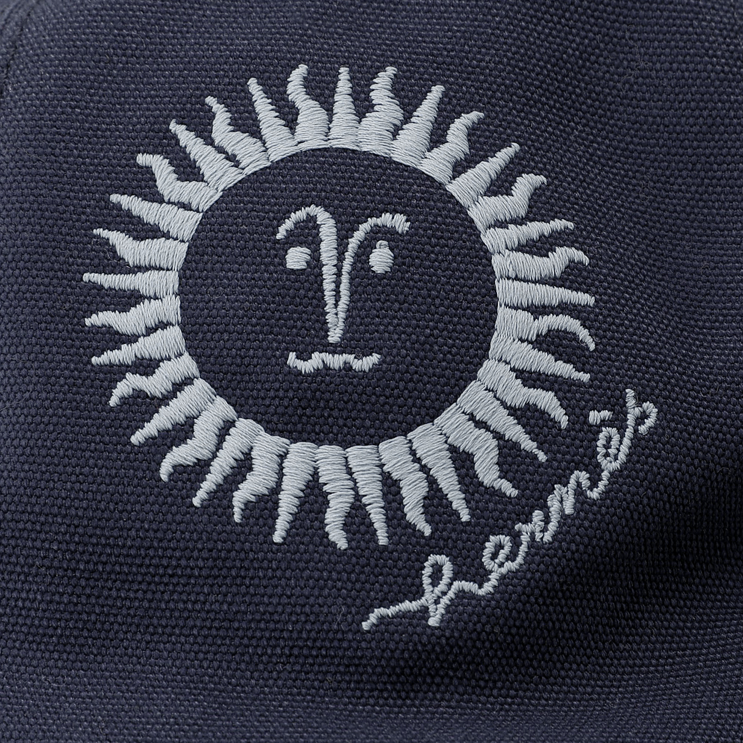 Details for (W) 爱马仕Davis阳光笑脸印花棉棒球帽海军蓝女士款 H231000N 01