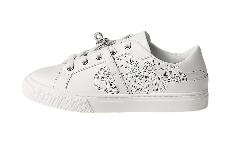 (Women) HERMES Day Leather Low Top 'White Fashion Strap' H232176Z-90