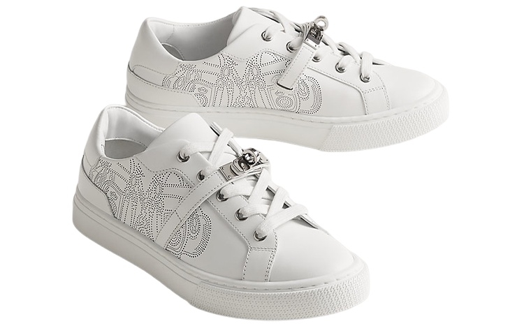 Lookbook (W) HERMES Day Kulit Rendah 'Tali Fashion Putih' H232176Z-90