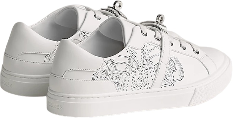 (Women) HERMES Day Leather Low Top 'White Fashion Strap' H232176Z-90 Shop (Women) HERMES Day Leather Low Top 'White Fashion Strap' H232176Z-90