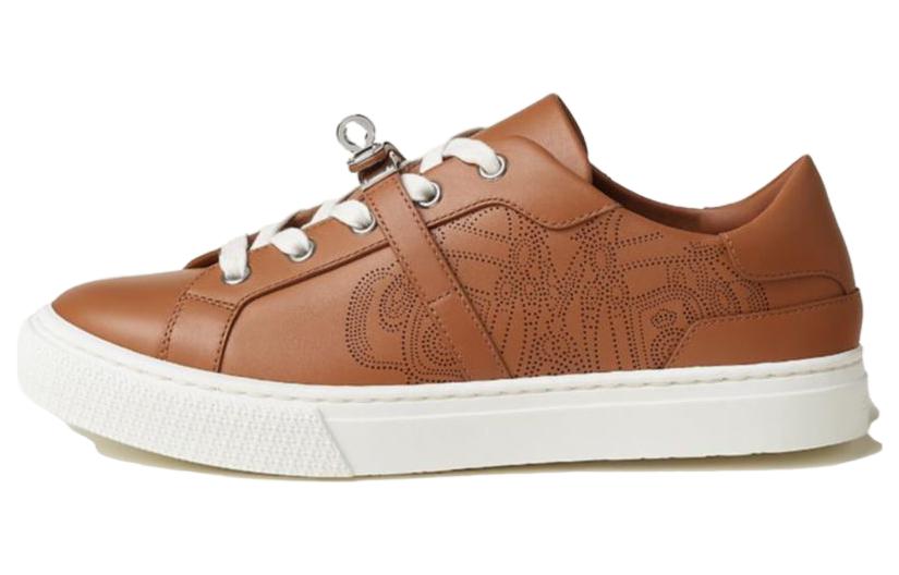 Buy HERMES愛馬仕 Day 休閒百搭 低幫 板鞋 女款 棕色