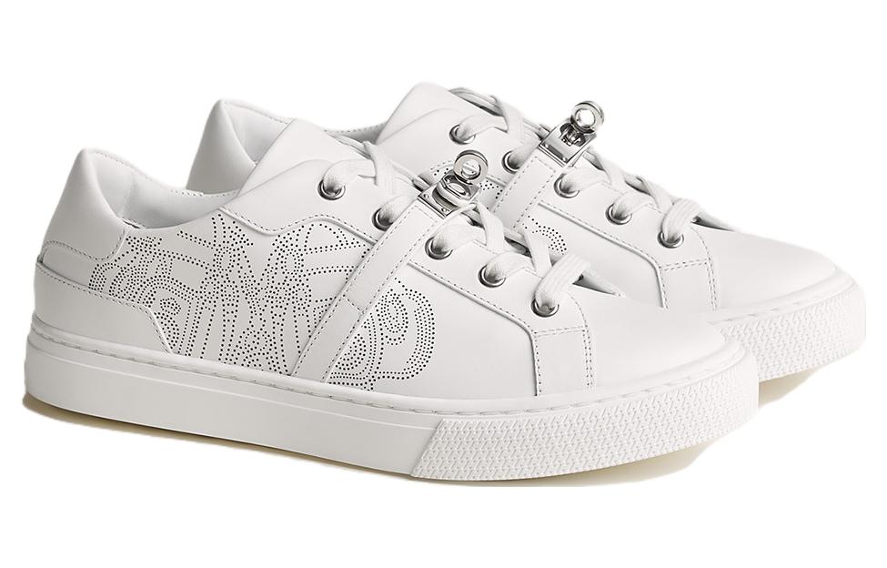 Order (W) HERMES Day Low-Top 'Cuero Blanco' H232176Z-903
