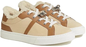 HERMES愛馬仕 Day 防滑耐磨 低幫 板鞋 女款 金黃米色 Order HERMES愛馬仕 Day 防滑耐磨 低幫 板鞋 女款 金黃米色