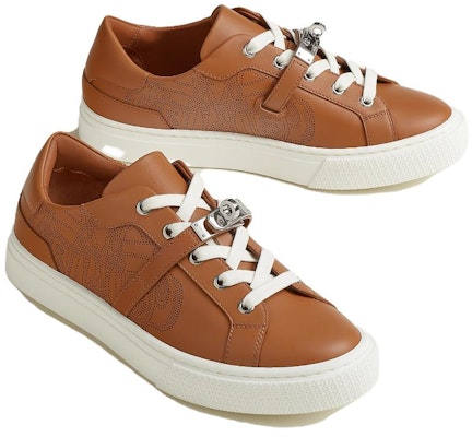 (W) HERMES 低帮休闲鞋 '休闲棕' H232176Z-A3 Lookbook (W) HERMES 低帮休闲鞋 '休闲棕' H232176Z-A3