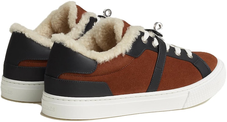 (W) Sneaker HERMES Day Low Top 'Coklat Kulit Tali' H232175Z-20 Lookbook (W) Sneaker HERMES Day Low Top 'Coklat Kulit Tali' H232175Z-20