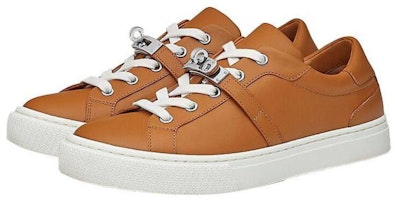 (W) 爱马仕日履 '棕色时尚百搭低帮鞋' H212256Z-A3 Lookbook (W) 爱马仕日履 '棕色时尚百搭低帮鞋' H212256Z-A3