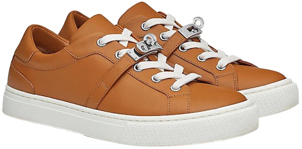 Hermes 愛馬仕 Day Sneakers 女士時尚百搭低幫牛皮休閒板鞋 棕色 Shop Hermes 愛馬仕 Day Sneakers 女士時尚百搭低幫牛皮休閒板鞋 棕色