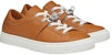 (W) HERMES Kasut Sneaker Harian 'Coklat Fesyen Semua Gaya Rendah-Atas' H212256Z-A3