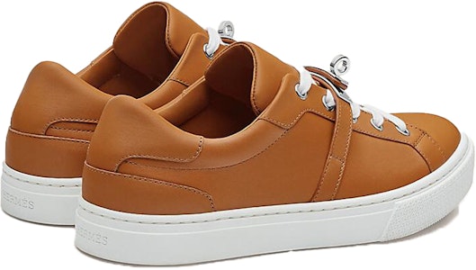 Hermes 愛馬仕 Day Sneakers 女士時尚百搭低幫牛皮休閒板鞋 棕色 Purchase Hermes 愛馬仕 Day Sneakers 女士時尚百搭低幫牛皮休閒板鞋 棕色