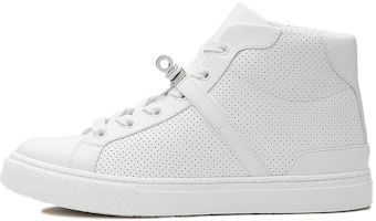 (Women) HERMES Daydream High-Top Sneakers White Leather Casual Fashion Shoes H221271Z 90 (Women) HERMES Daydream High-Top Sneakers White Leather Casual Fashion Shoes H221271Z 90