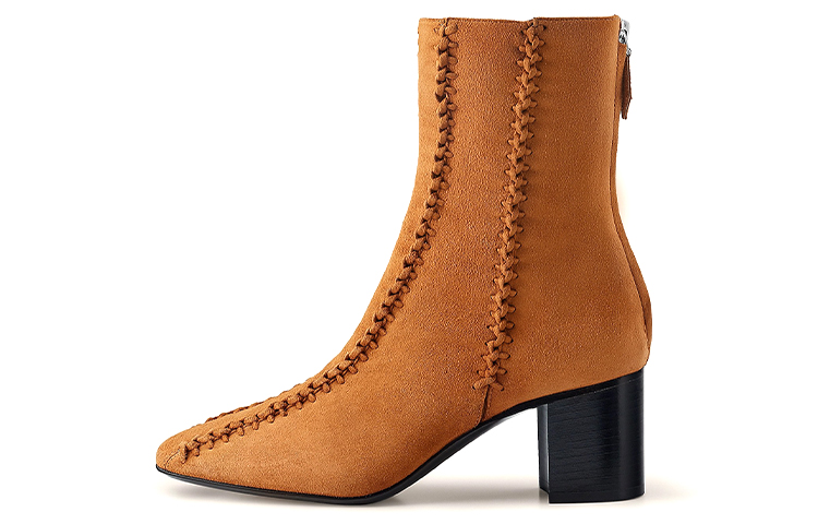 (W) HERMES Dear Suede Ankle Boots 'Brown'