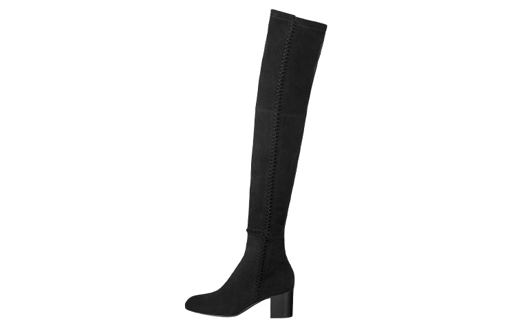 (Women) HERMES Decibel Thigh-High 'Black Velvet' H212052Z-02
