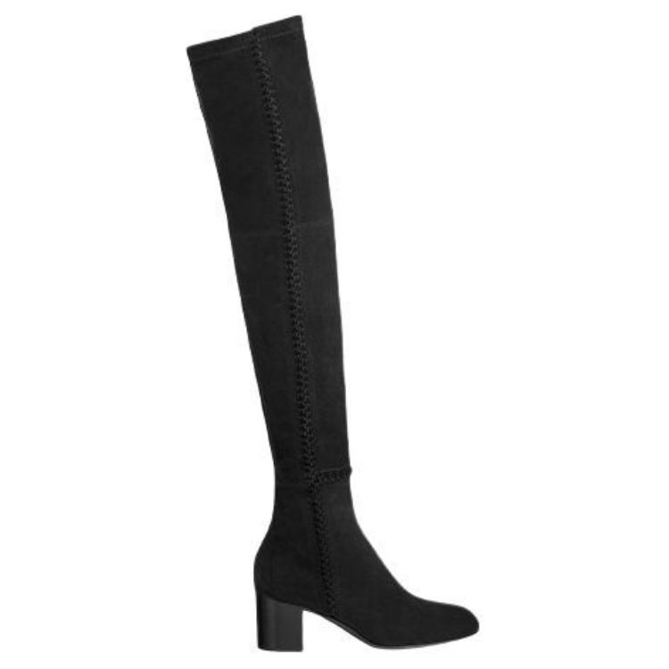 (W) HERMES Decibel Thigh-High 'Black Velvet' 圖 2