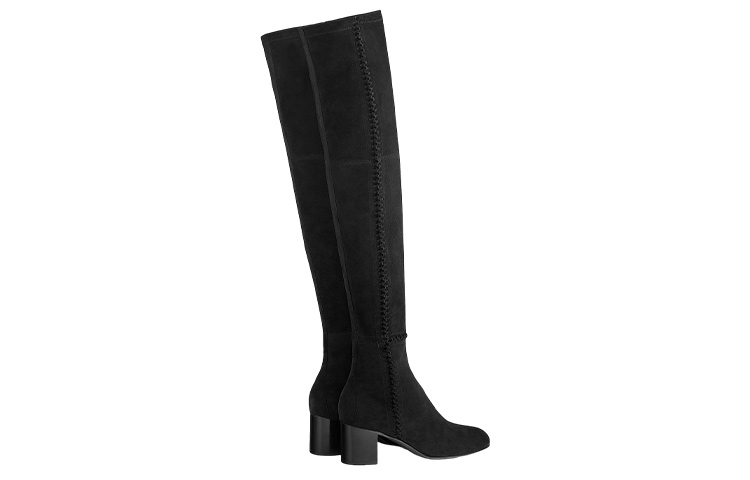 (W) HERMES Decibel Thigh-High 'Black Velvet' 圖 5