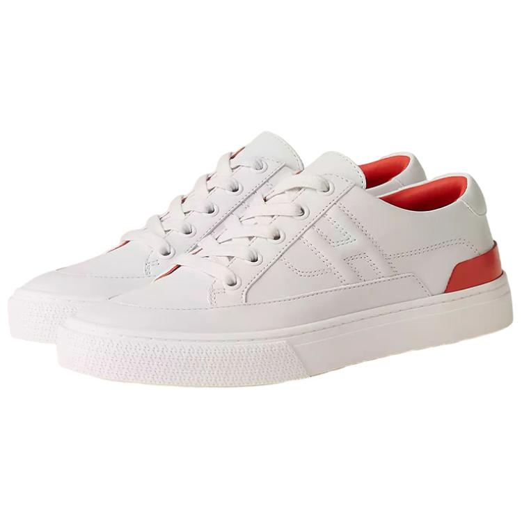 Lookbook (W) HERMES Scarpe Basse in Pelle ''Sneakers Bianche alla Moda'' H212266Z-94