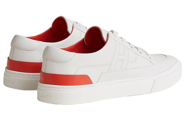 Purchase (W) エルメス　ディープレザー ローカットスニーカー (白) H212266Z-94