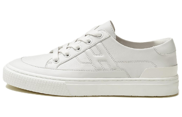 (Women) HERMES Deep Low White 'Calfskin Fashion Sneaker' H212266Z-92