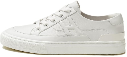 (Women) HERMES Deep Low White 'Calfskin Fashion Sneaker' H212266Z-92 (Women) HERMES Deep Low White 'Calfskin Fashion Sneaker' H212266Z-92