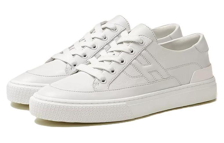 Lookbook (W) HERMÈS Deep Low Blanc ''Sneaker en Cuir de Veau'' Fashion H212266Z-92