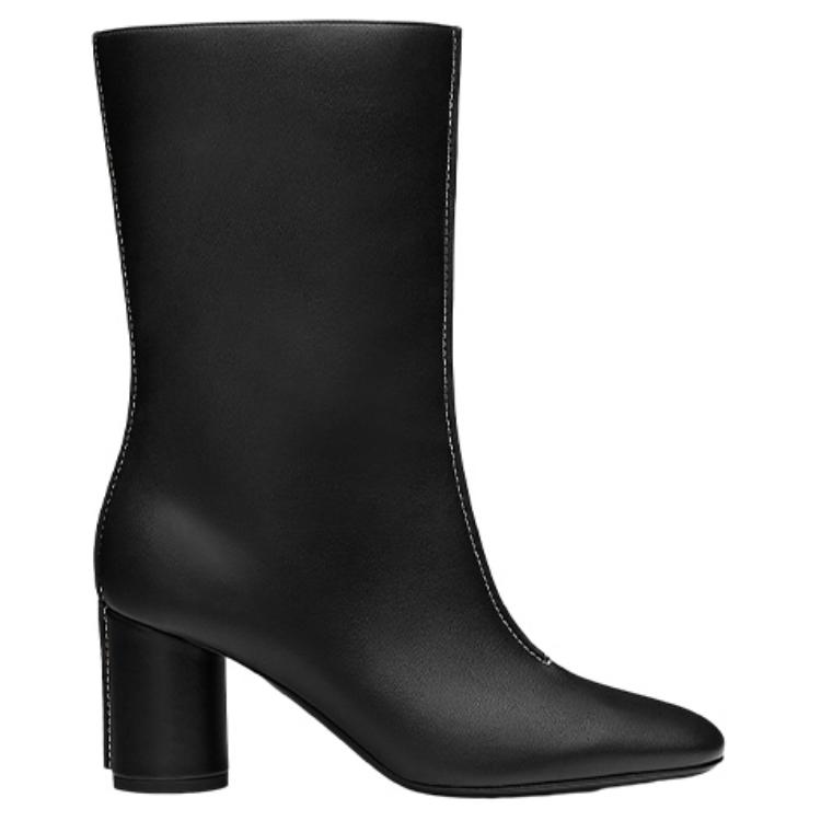 (W) HERMES Defile Leather Bootie 'Black Fashion' 圖 2