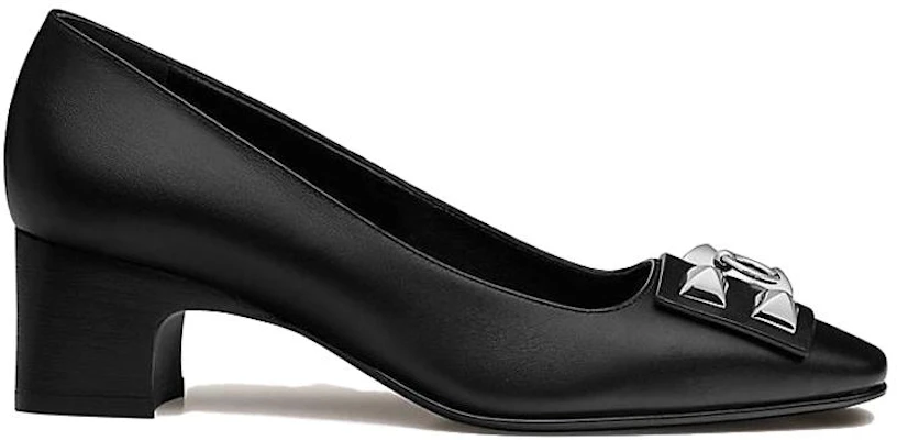 (W) HERMES Sepatu Hak Tinggi 'Kulit Hitam' H212026Z-02 Order (W) HERMES Sepatu Hak Tinggi 'Kulit Hitam' H212026Z-02