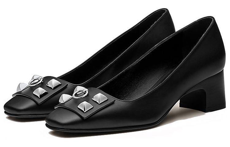 Lookbook (W) HERMES Sepatu Hak Tinggi 'Kulit Hitam' H212026Z-02