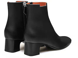 Shop HERMES 愛馬仕 Demarche 簡約休閒短靴 女款 黑色