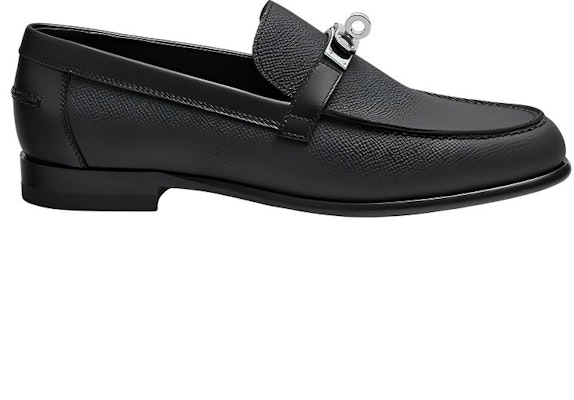(Women) HERMES Destin 'Black Leather Flat' H222078Z-02 Order (Women) HERMES Destin 'Black Leather Flat' H222078Z-02