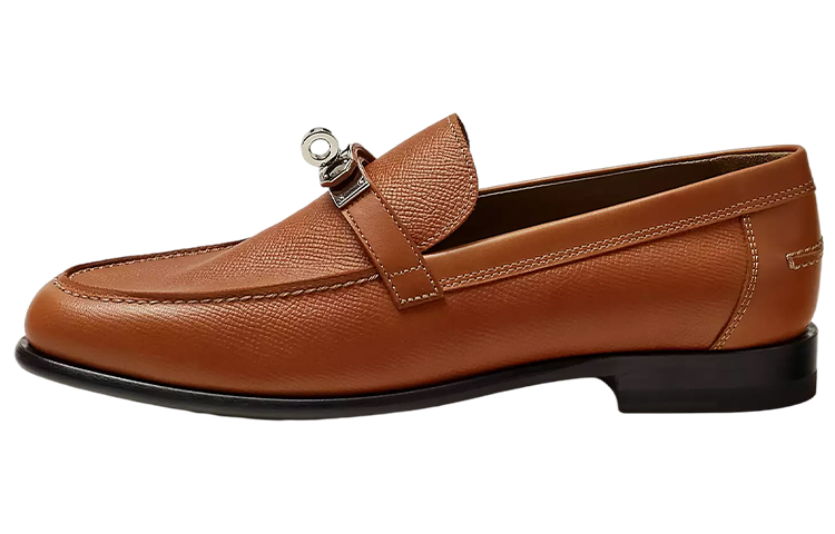 (Women) HERMES Destin 'Brown Leather' H222077Z-A3