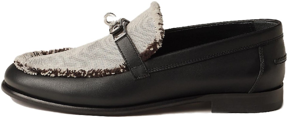 (Women) HERMES Destin 'Grey Black Tassel Canvas' H231065Z-PN Buy (Women) HERMES Destin 'Grey Black Tassel Canvas' H231065Z-PN
