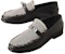 (W) HERMES Destin 'Kelabu Hitam Rumbai Kanvas' H231065Z-PN