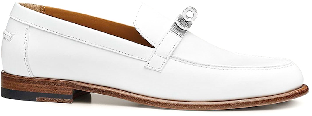 (Women) HERMES Destin 'Simple Casual White Flats' H212114Z-V90 Order (Women) HERMES Destin 'Simple Casual White Flats' H212114Z-V90