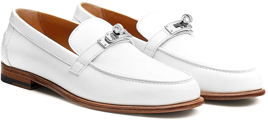 (Women) HERMES Destin 'Simple Casual White Flats' H212114Z-V90 Lookbook (Women) HERMES Destin 'Simple Casual White Flats' H212114Z-V90