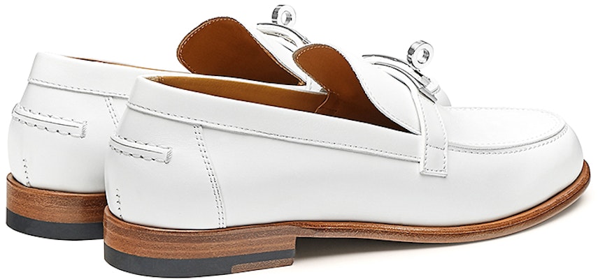 (Women) HERMES Destin 'Simple Casual White Flats' H212114Z-V90 Shop (Women) HERMES Destin 'Simple Casual White Flats' H212114Z-V90
