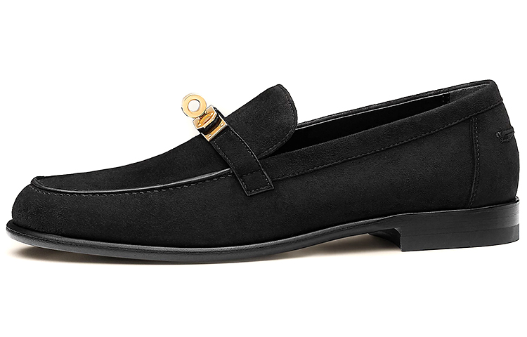 Buy (W) HERMES Destin 羅弗鞋 '黑色' H212116Z-02