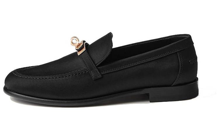 (Women) HERMES Destin Loafer 'Black' H232125Z-02