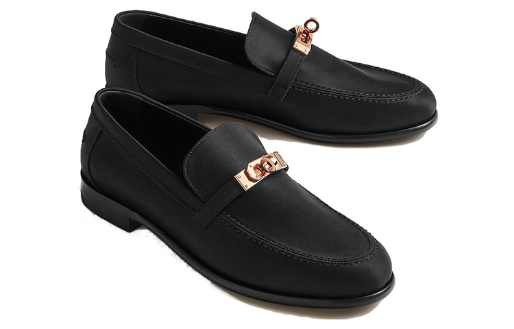 Shop (W) HERMES Destin Loafer 'Hitam' H232125Z-02