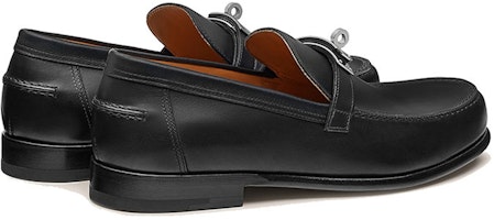 (W) 爱马仕 Destin 黑色小牛皮乐福鞋 H212963Z-A01 Purchase (W) 爱马仕 Destin 黑色小牛皮乐福鞋 H212963Z-A01